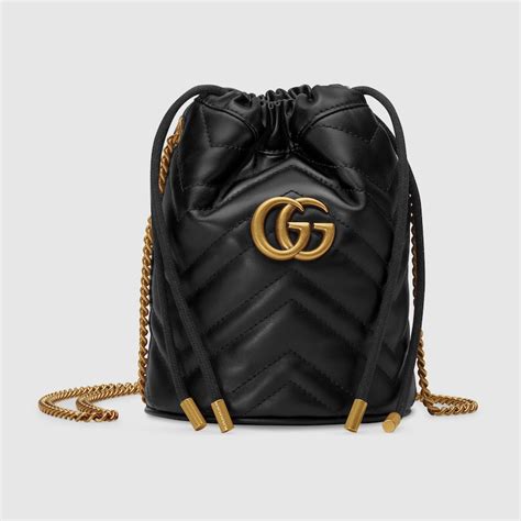 gucci convertible bucket bag|gucci marmont bucket bag.